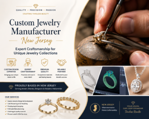 Custom Jewelry Manufacturer New Jersey: Expert Craftsmanship for Unique Jewelry Collections
